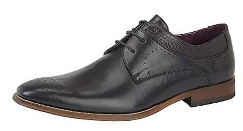 Image of Goor Mens 3 Eye Gibson Brogue (11 UK) (Black)