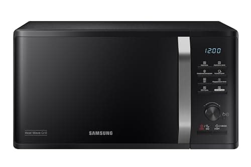 Image of Samsung Grill Microwave, 800W, Capacity: 23 Litre, Type G, Push Buttons, Black, MG23K3575AK/EU