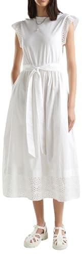 Image of United Colors of Benetton Women's Dress, White, L