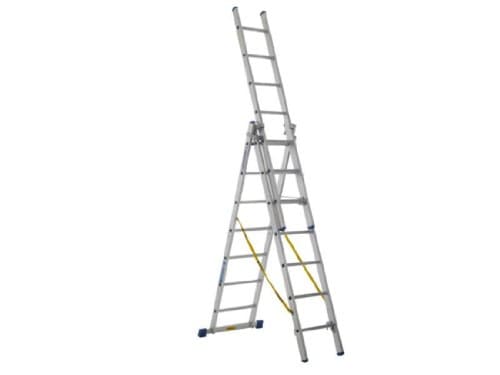 Image of Zarges Skymaster Trade Ladder 3-Part 3 x 8 Rungs ZAR40228
