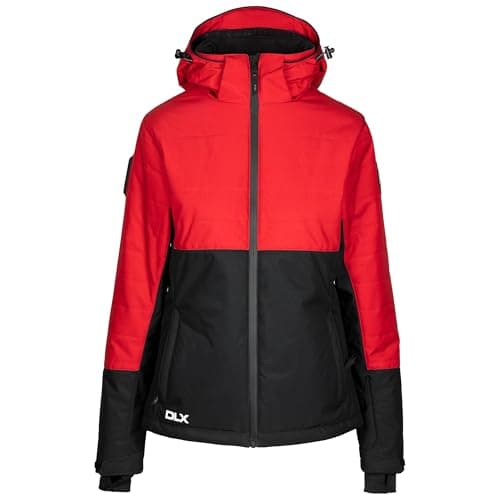 Image of DLX Womens Ski Jacket Jaclyn - Women's Waterproof Jacket, Winter Skiing Outdoor Walking Coat with Hood, Ladies Windproof Snowproof Ski Jacket Skiwear