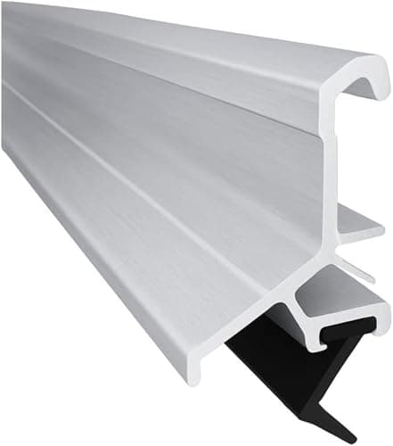 Image of Exitex Exeplex Rain Deflector 914mm 36" Concealed Fix – Aluminium Door Draught Excluder and Weather Bar with Fixings Included