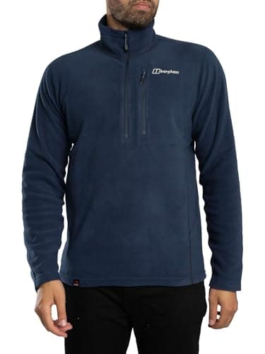 Image of Berghaus Men's Prism Micro Polartec Fleece Half Zip Jacket Fleece Half Zip, Blue, 3XL