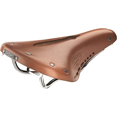 Image of Brooks England Saddles Imperial B17 S Standard Bicycle Seat with Holes and Laces, Honey (B211DILA17203)