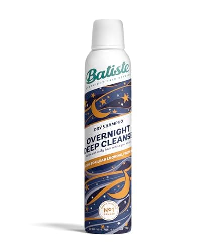 Image of Batiste Overnight Deep Cleanse 200ml - Leave-In Deep Cleansing Dry Shampoo for Overnight Use - Absorbs Oil for Clean Looking Fresh Hair Overnight