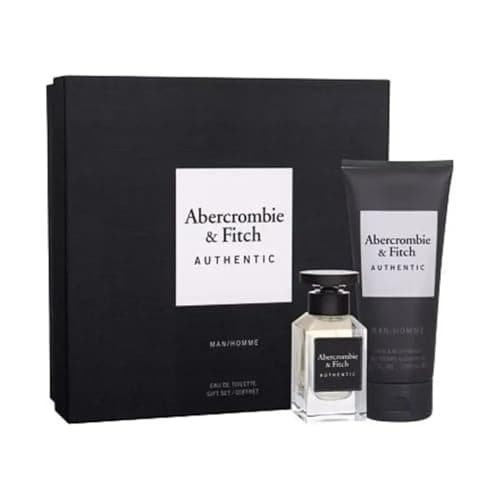 Image of Abercrombie & Fitch Authentic Man 2 Piece Gift Set: Eau De Toilette 50ml - Hair & Body Wash 200ml