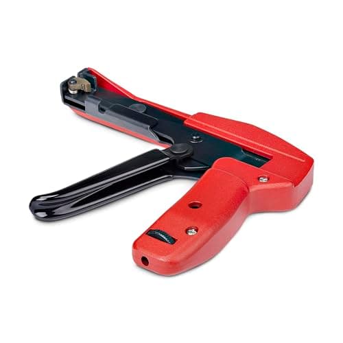 Image of StarTech.com Nylon Cable Tie Gun, Zip Tie Cable Cutter/Installation Tool, Zip Tie Tensioning/Tightener, TAA Compliant