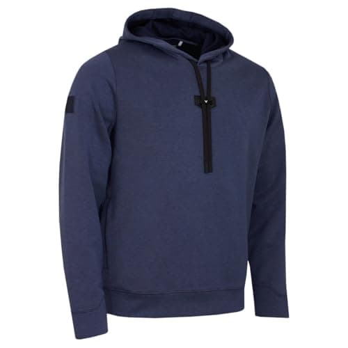 Image of Callaway Golf Mens Aquapel Premium Hoody - Peacoat Heather - XL