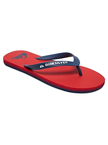 Image of Quiksilver Men's Molokai Sandal, RED/Blue/RED, 43