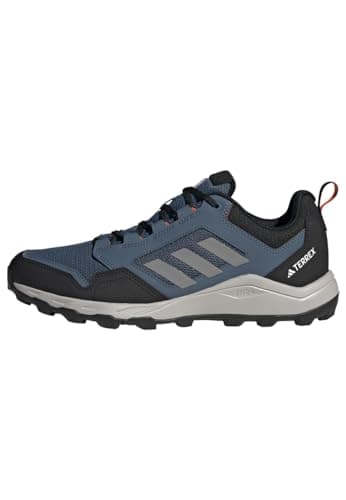 Image of adidas Men's Tracerocker 2.0 Trail Running Shoes, Core Black/Grey Three/Impact Orange, 9 UK