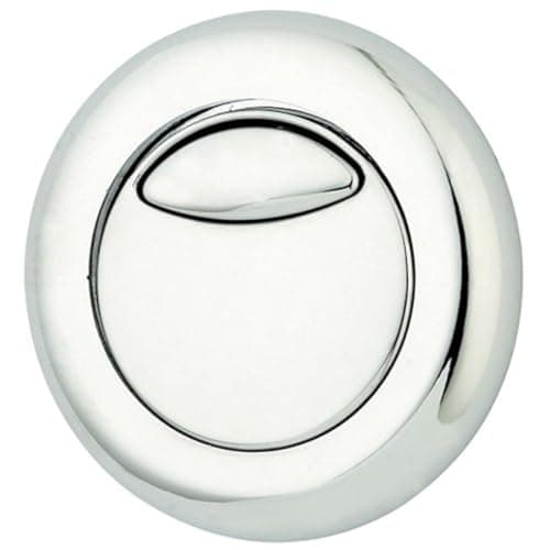 Image of Thomas Dudley 322408 51 mm Dio Dual Flush Chrome Toilet Push Button - Multi-Colour
