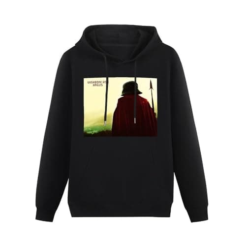 Image of RICHCOLORS Men's Hoody Wishbone Ash Argus Vinyl Cd Cover Black S