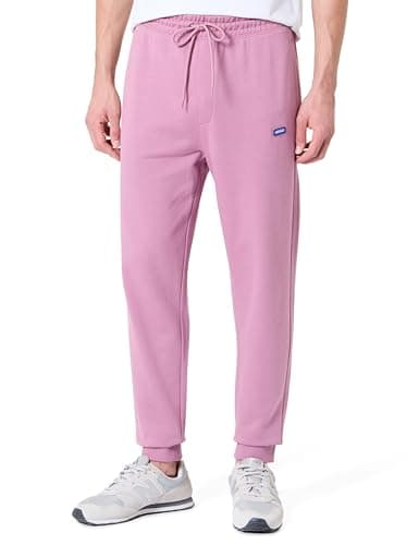 Image of Hugo Men's Napin Jersey Trousers, Dark Pink, 3XL