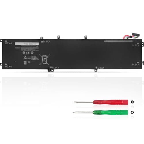 Image of KXRSII 97Wh 6GTPY Laptop Battery for Dell XPS 15 9560 9570 9550 7590 Precision 5510 5520 5530 5540 Vostro 7500 Series 5XJ28 5D91C GPM03 P56F P56F001