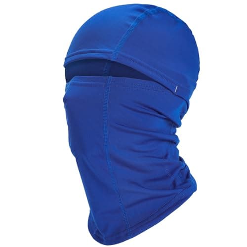 Image of Beehow Balaclava Ski Masks Cover for Men Women Warmer Windproof Neck Scarf Face Mask for Cold Weather Men Fleece Neck Gaiter (UK, Alpha, One Size, Blue)