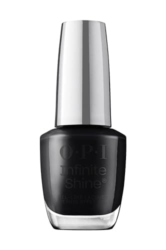 Image of OPI Nail Polish, Infinite Shine Long-wear System, 2nd Step, Gel-Like Nail Varnish with no UV lamp needed, Black Onyx 15 ml