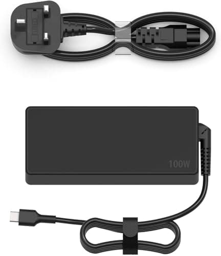 Image of MJXYXCDH Universal 100W USB C Laptop Charger Compatible with MacBook Pro/Air, Lenovo ThinkPad, HP Chromebook, Dell XPS, Asus, Huawei,Samsung Laptops and All Type C Devices