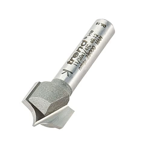 Image of Trend Professional Panel Mould Router Cutter, 1/4 Inch Shank, 13mm Cut Diameter, 12mm Cut Length, 4mm Radius, 11/50X1/4TC