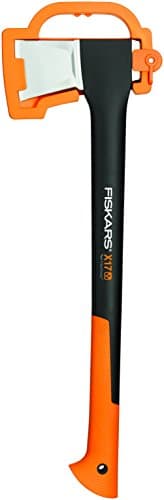 Image of Fiskars Splitting Axe M X17, Includes blade and transport protection, Length: 60 cm, Non-stick coating, High Steel blade/Fibreglass reinforced Synthetic material handle, Black/Orange, 1.53 kg, 1015641