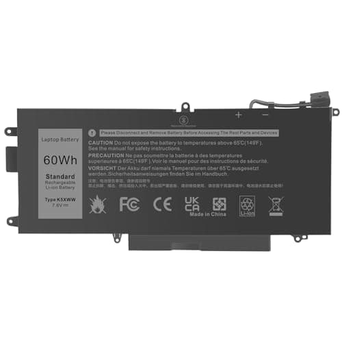 Image of LabTEC K5XWW 60Wh 7.6V Li-ion 3-Cell Battery for Dell Latitude 5289 7389 7390 2-in-1 Series Notebook (NOT fits for Latitude 7390 Series)