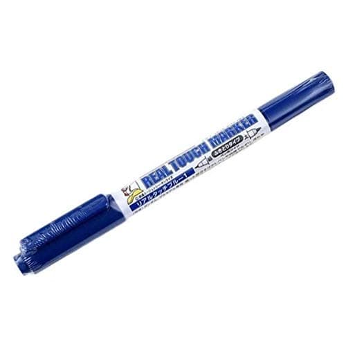 Image of GSI Creos Gundam Marker, Real Touch, Blue, Extra Fine, Fine for Painting Gunpla