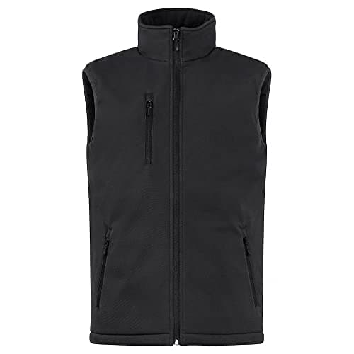 Image of CliQue Mens Softshell Padded Gilet (XL) (Black)