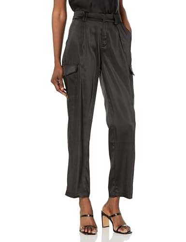 Image of PAIGE Women's Malika Pant, Black, 10