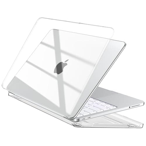 Image of EooCoo Compatible with MacBook Neo Case 13 inch 2026 Apple Mac Laptop A3404 with A18 Pro Chip & 13" Liquid Retina Display, Transparent Hard Shell, Plastic Snap-on Cover Smooth Skin - Crystal Clear