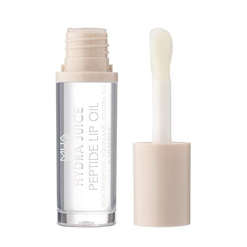 Image of MUA Makeup Academy Hydra Juice Peptide Lip Oil, Coconut Sugar, Vegan & Cruelty Free, 7 ml