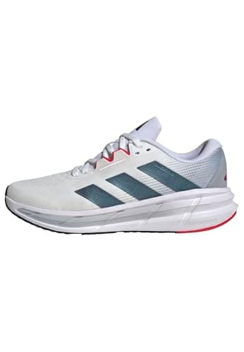 Image of adidas Men's Questar 3 Running Shoes, Cloud White/Core Black/Pure Ruby, 10 UK