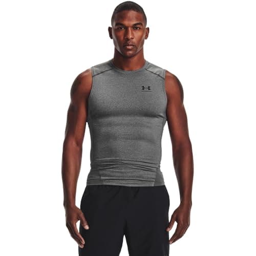 Image of Under Armour Men UA HG Armour Comp SL, Cooling & Breathable Tank Top for Men, Gym Vest with Anti-Odour Material