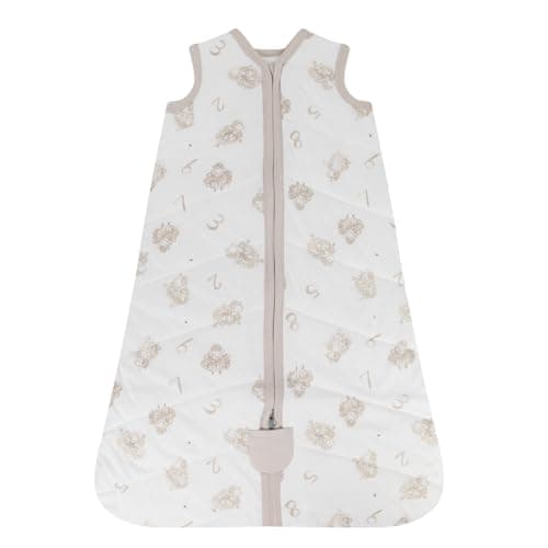 Image of Label Cutters Baby Sleeping Bag Tog 1.5 Premium Wearable Blanket Sizes 0-24M Organic Cotton Sleepsacks (#10 Sheep 12/18M)