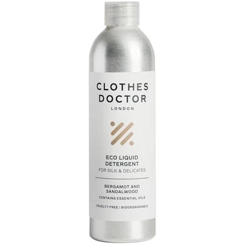Image of Clothes Doctor - Delicates and Silk Laundry Detergent, 250ml, Gentle and Softening Liquid Eco Wash, Hand or Machine, for Up to 16 Washes, Natural Ingredients, Vegan