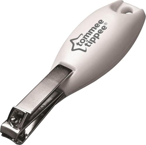 Image of Tommee Tippee Everyday Essentials Baby Nail Clippers, Suitable for 0m+, Newborn Nail Scissors with Rounded Edges and Moulded Handle to Prevent Slipping