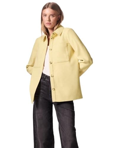 Image of Street One Studio Women's F212423 Overshirt with Pockets, Bond Yellow Mel, 16