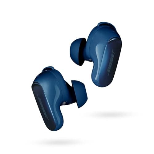 Image of Bose QuietComfort Ultra Wireless Noise Cancelling In-Ear Earbuds, Bluetooth Noise Cancelling Earbuds with Spatial Audio and World-Class Noise Cancellation, Lunar Blue - Limited Edition