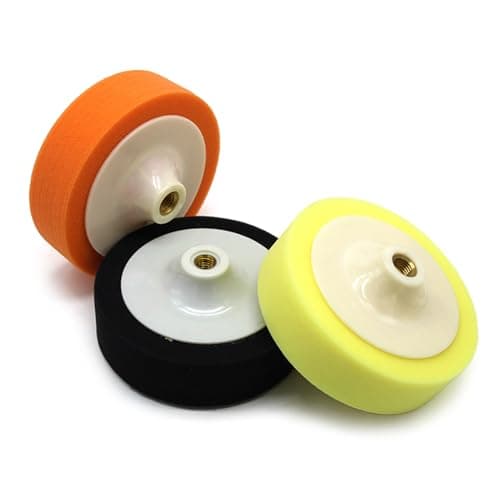 Image of 3 Pack 6Inch 150mm Buffing Sponge Head Mop Pads Sponge Polishing Pads for Car Detailing and Home Maintenance Mop Pads