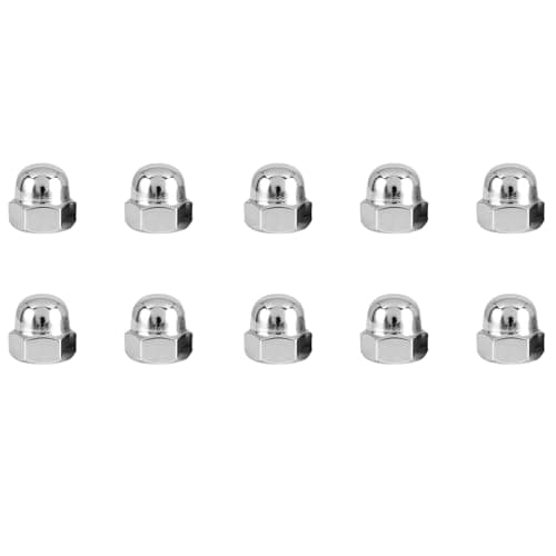 Image of 10 Pcs Acorn Cap Nuts, M10 Stainless Steel Hex Dome Cap Nut for Screws and Bolts