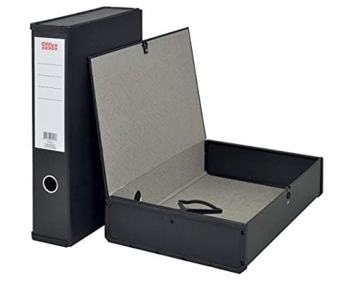 Image of OD Box File A4 with 500 Sheet Capacity - Each - Black