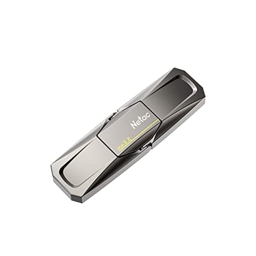Image of Netac 128GB Portable External USB Solid State Drive Type-c and USB 3.2 Dual Interface, up to 400MB/s Security Protection for Data Storage, Expansion of Storage for Photos/Videos/Music/Files, US5