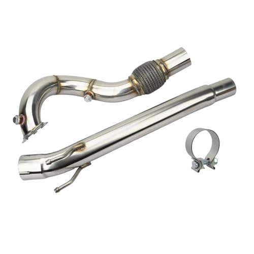 Image of Car Exhaust System For VW For Jetta 2015-2021 For Golf For TSI EA211 2022-2024 2.5inch Car Exhaust Systems Downpipe Tail Pipe