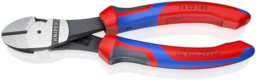 Image of KNIPEX High Leverage Diagonal Cutter with Comfort Handles 180 mm, 74 02 180