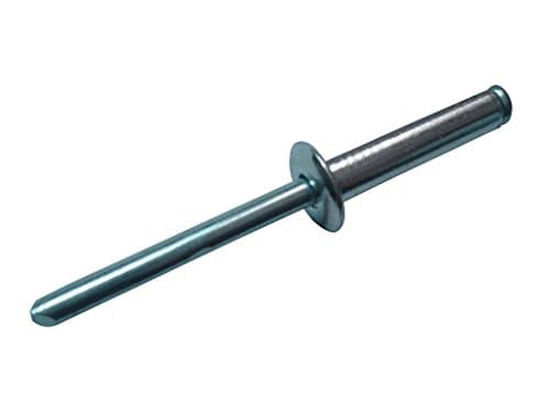 Image of Merriway BH02213 (100 Pcs) Aluminium Alloy Pop Rivet, 4.0 x 13 mm (5/32 Inch x 1/2 Inch) - Pack of 100 Pieces