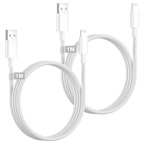 Image of iPhone Charger Cable 1M 2Pack,[Apple MFi Certified] Lightning Cable 1M iPhone Fast Charger Cable USB to Lightning Cable iPhone Charging Cable Lead Wire for iPhone 14/13/12/11 Pro Max/XS/XR/8/iPad