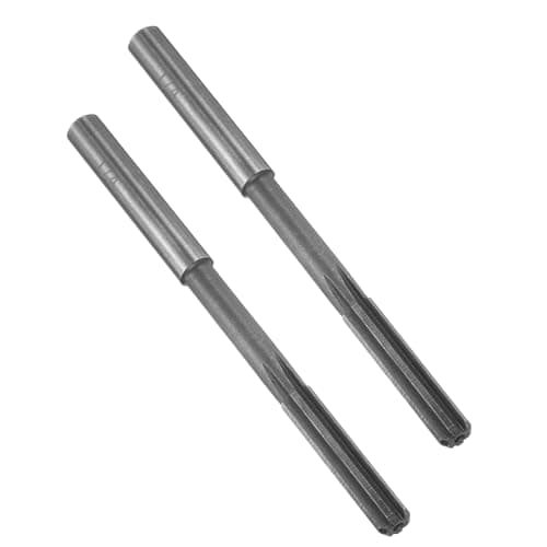 Image of sourcing map Chucking Reamer 1/4" H7 High Speed Steel Lathe Machine Reamer 6 Straight Flutes Straight Shank Milling Cutter Tool for Metal Wood Hole Reaming 2 Pcs