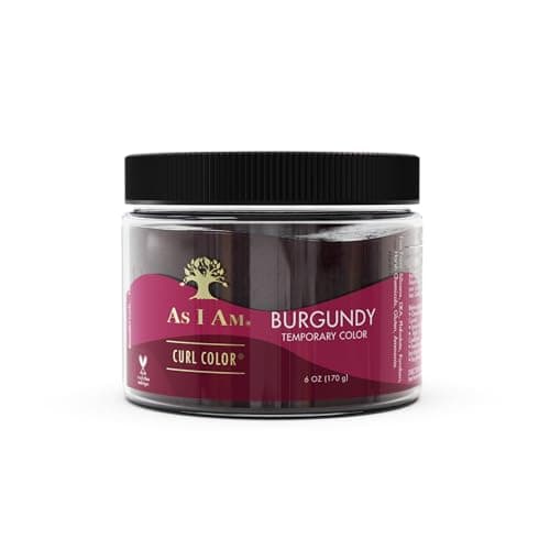 Image of As I Am Curl Color Burgundy- Temporary Colour & Curling Gel 6oz