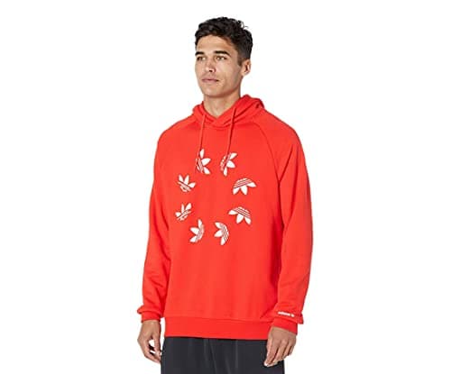 Image of adidas Originals Bold Trefoil Hoodie, Red, S