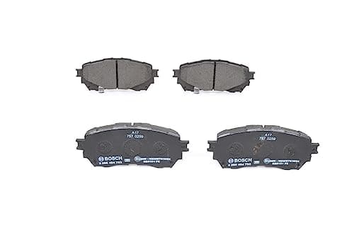 Image of Bosch Brake Pads Set Brake Blocks Set Front with Wear Warning Contact Low Metallic 0 986 494 793