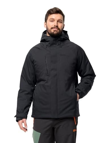 Image of Jack Wolfskin Men's Troposphere Ins JKT M Outerwear, Black, Small