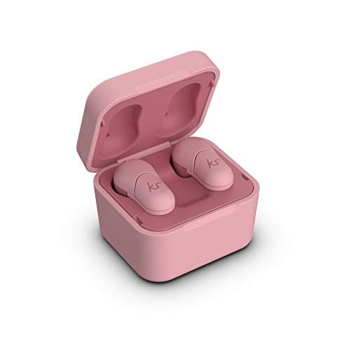 Image of KitSound Funk 35 True Wireless EarBuds, TWS Bluetooth In Ear Headphones with Portable Charging Case - Pink